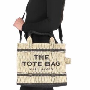 Marc Jacobs Women's The Straw Jacquard Tote Bag